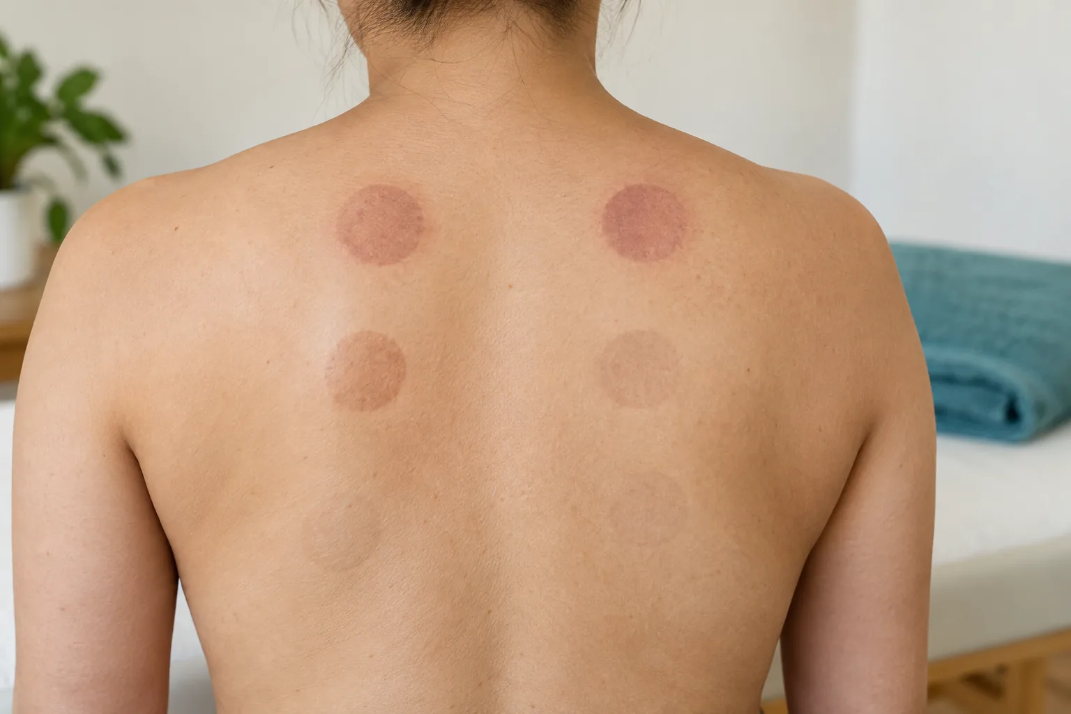 Topic-specific editorial photograph for Cupping marks over time