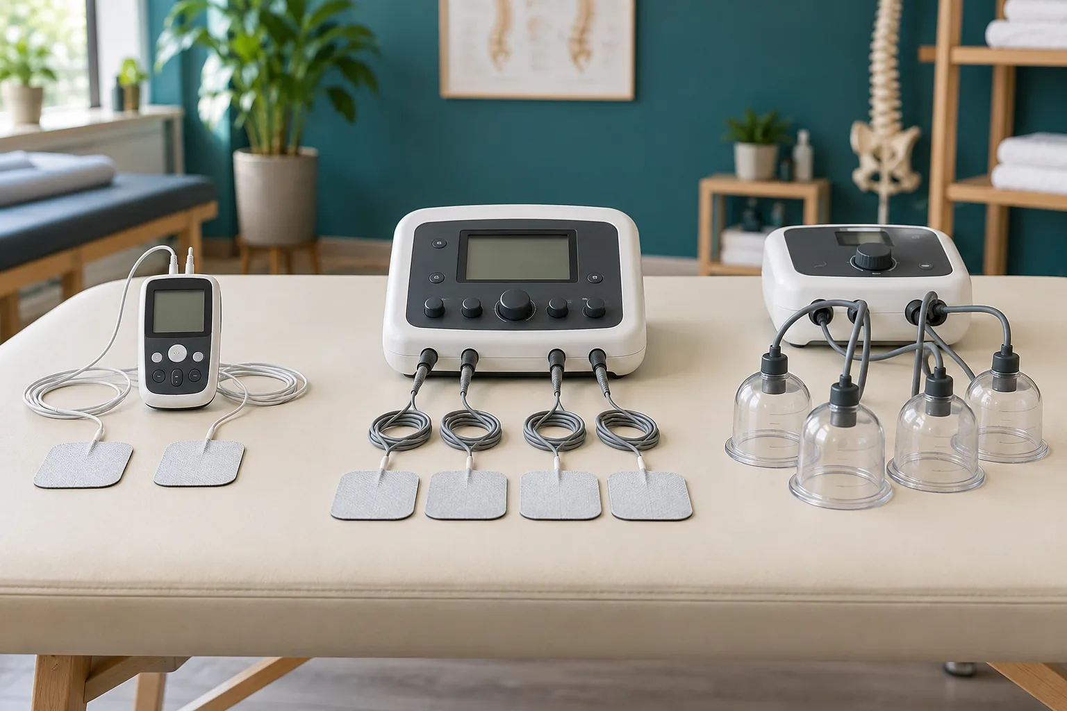 Topic-specific editorial photograph for TENS, IFT or electro cupping?