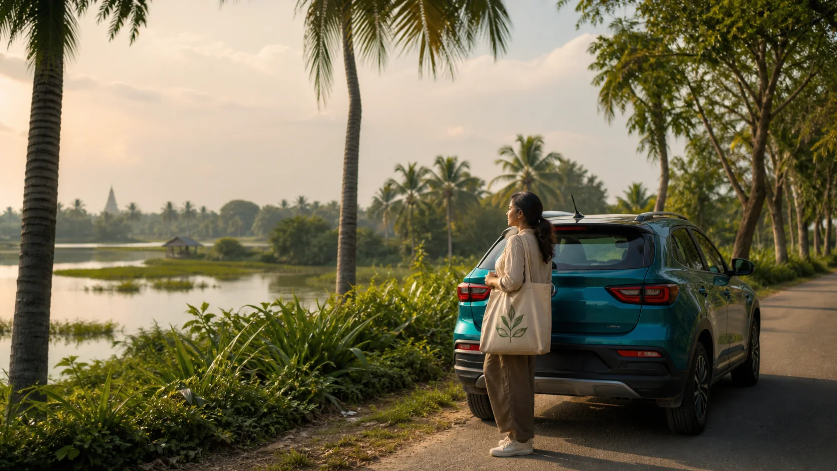 A green South 24 Parganas travel scene